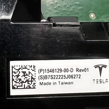 1546129-00-D TESLA MODEL Y CENTER CONSOLE REAR USB-C MODULE 2020 2021 2022 2023 1546129-00-D