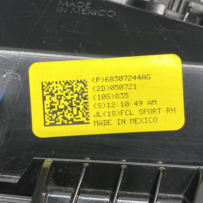 68307244AG JEEP WRANGLER TURN SIGNAL RIGHT PASSENGER 2018 19 20 21 22 2023 OEM 68307244AG