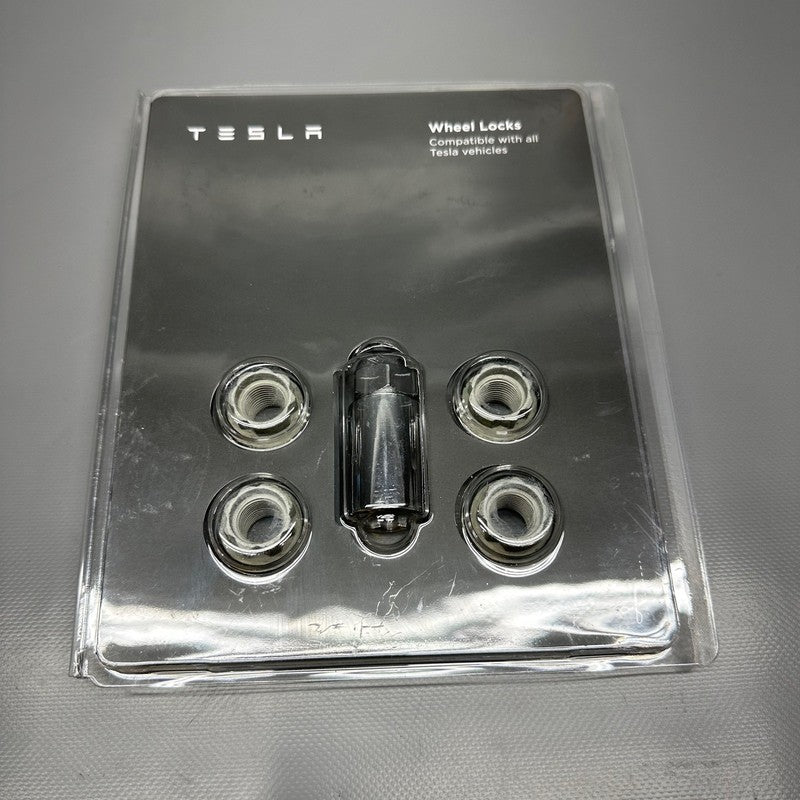 1130327-00-C TESLA MODEL S X Y 3 WHEEL LOCKS OEM 1130327-00-C