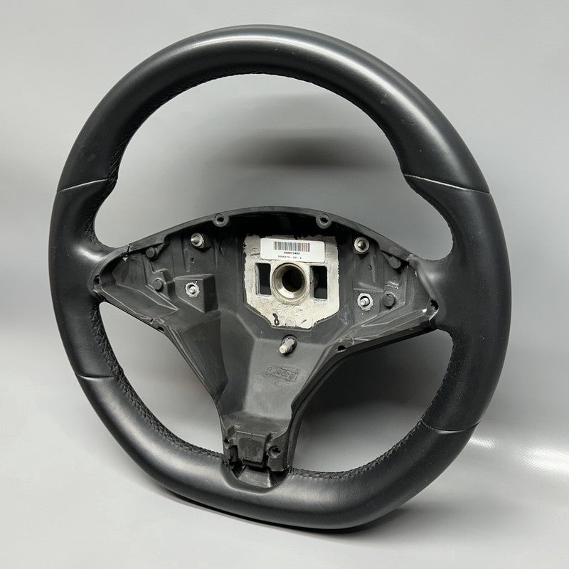 TESLA MODEL S STEERING WHEEL 2012 2013 2014 2015 LEATHER 1005279-00-E 