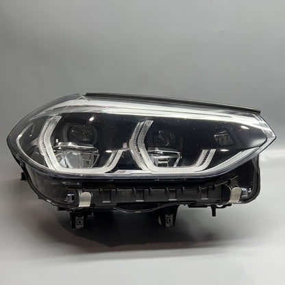 8739658-04 BMW X3 HEADLIGHT RIGHT X4 2018 2019 2020 2021 ADAPTIVE LED OEM 8739658-04