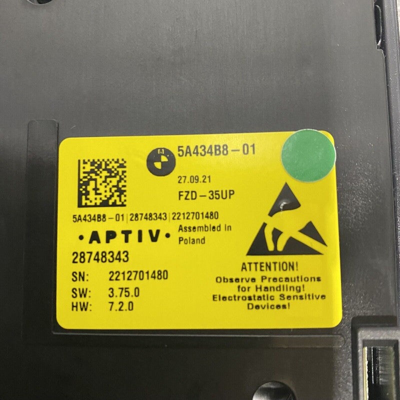5A434B8-01 BMW 330 X3 X4 X5 HEADLINER CONTROL MODULE 2018 2019 2020 2021 2022 OEM