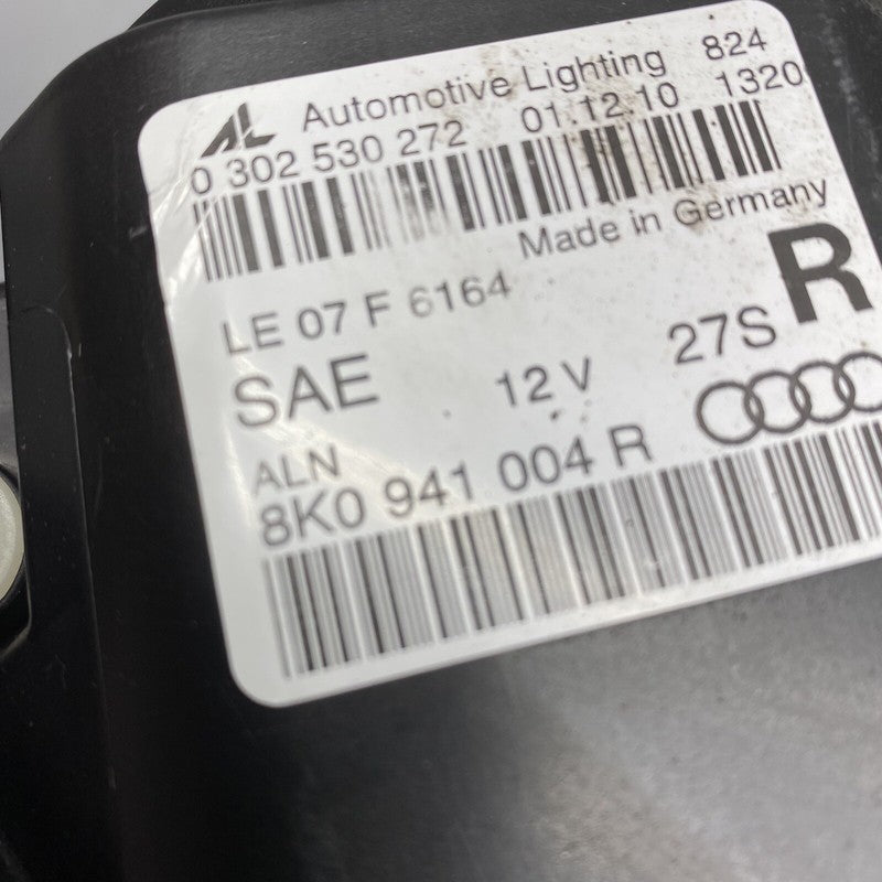 AUDI A4 HEADLIGHT RIGHT PASSENGER 8K0941004R 2009 2010 2011 2012 OEM B