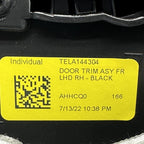 1761296-91-A TESLA MODEL 3 DOOR PANEL RIGHT FRONT 2021 2022 2023 OEM 1761296-91-A