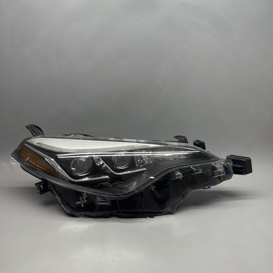 TOYOTA COROLLA HEADLIGHT RIGHT PASSENGER 2017 2018 2019 LED OEM 