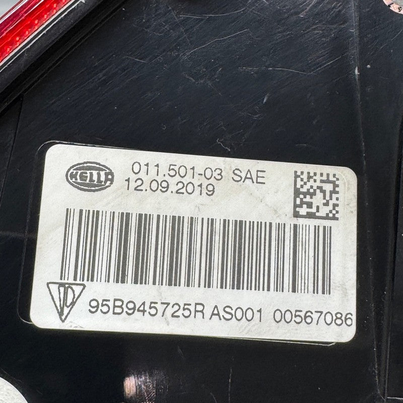 PORSCHE MACAN BUMPER REFLECTOR TAIL LIGHT LEFT DRIVER 2016 2017 2018 2