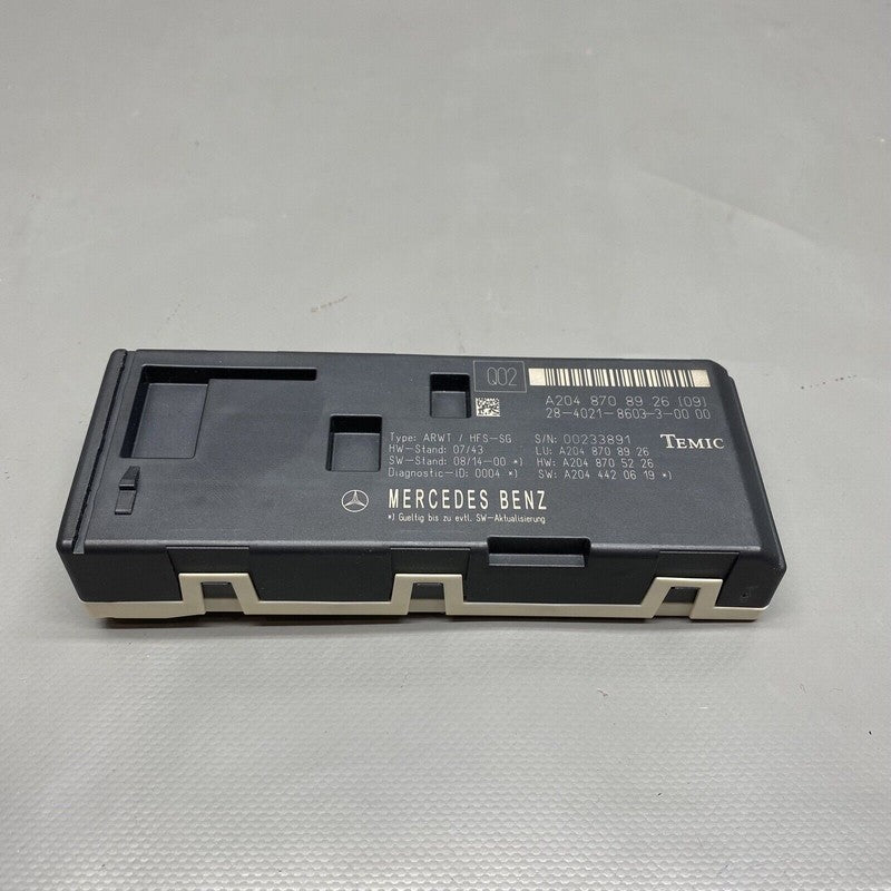 MERCEDES BENZ GLK350 TAILGATE LID ECU CONTROL UNIT 2009 2010 2011 2012