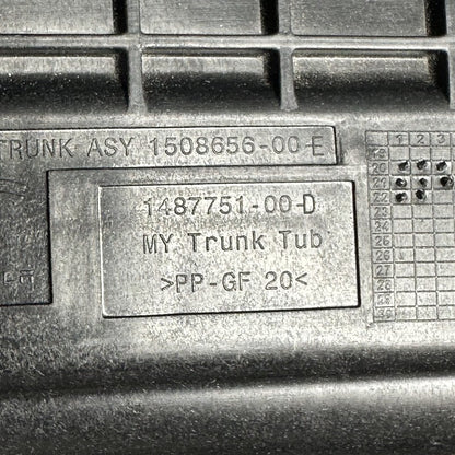 1487751-00-D TESLA MODEL Y TRUNK STORAGE TUB REAR 2020 2021 2022 2023 OEM 1487751-00-D