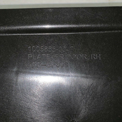 1005855-00-F TESLA MODEL S FRONT RIGHT DOOR INNER PLATE PANEL 2016 2017 2018 OEM