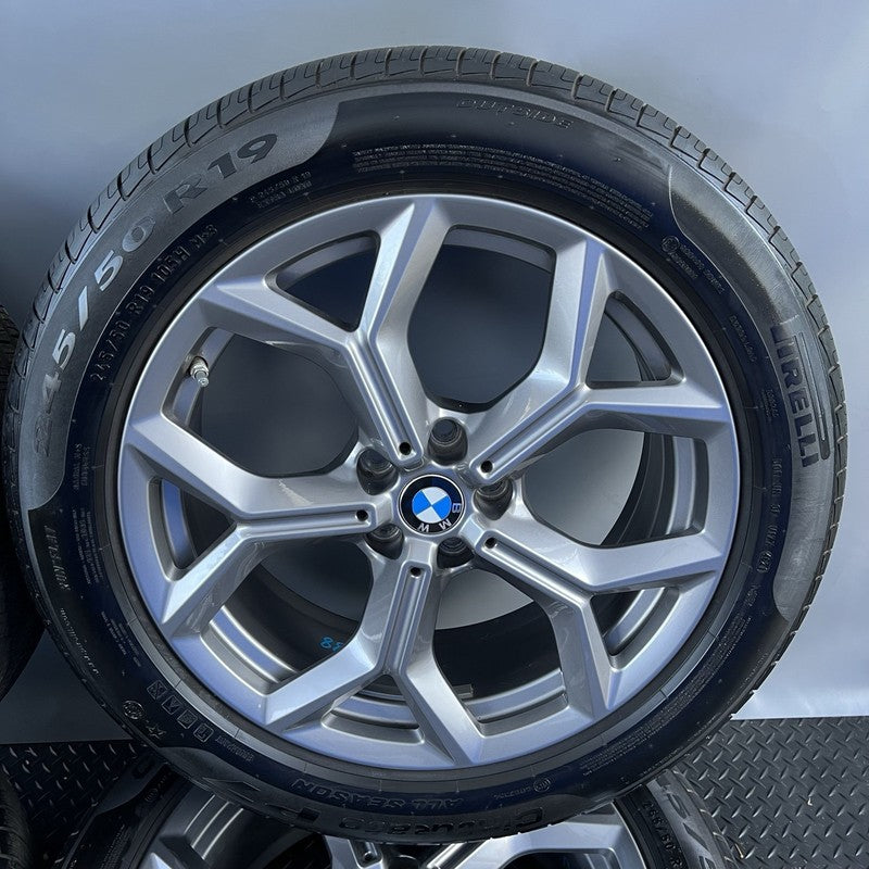 6877327 BMW X3 X4 WHEEL RIM 19 INCH SET 2018 2019 2020 2021 2022 2023 2024 OEM 6877327