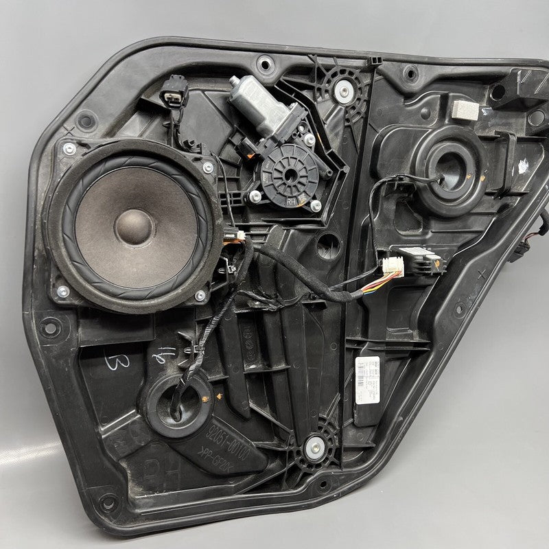 92051-00100 HYUNDAI SONATA HYBRID DOOR WINDOW REGULATOR RIGHT REAR  2016 2017 2018 2019
