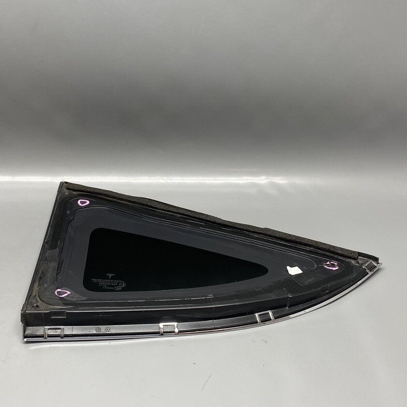 TESLA MODEL X QUARTER GLASS RIGHT REAR 2016 2017 2018 2019 2020 OEM 