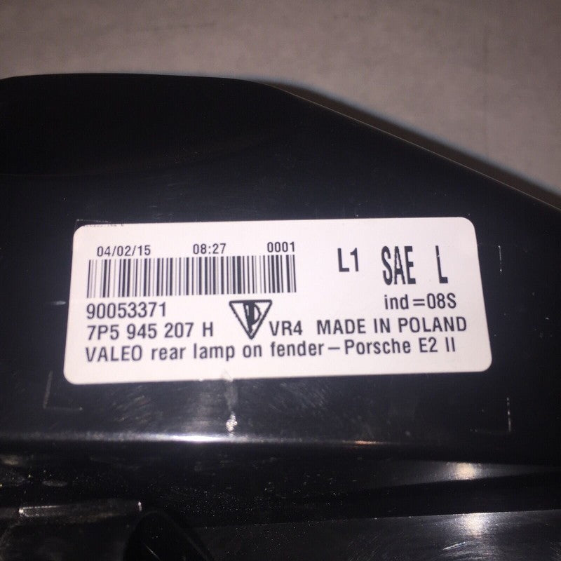 PORSCHE CAYENNE TAIL LIGHT LEFT DRIVER 7P5945207H 2015 2016 OEM