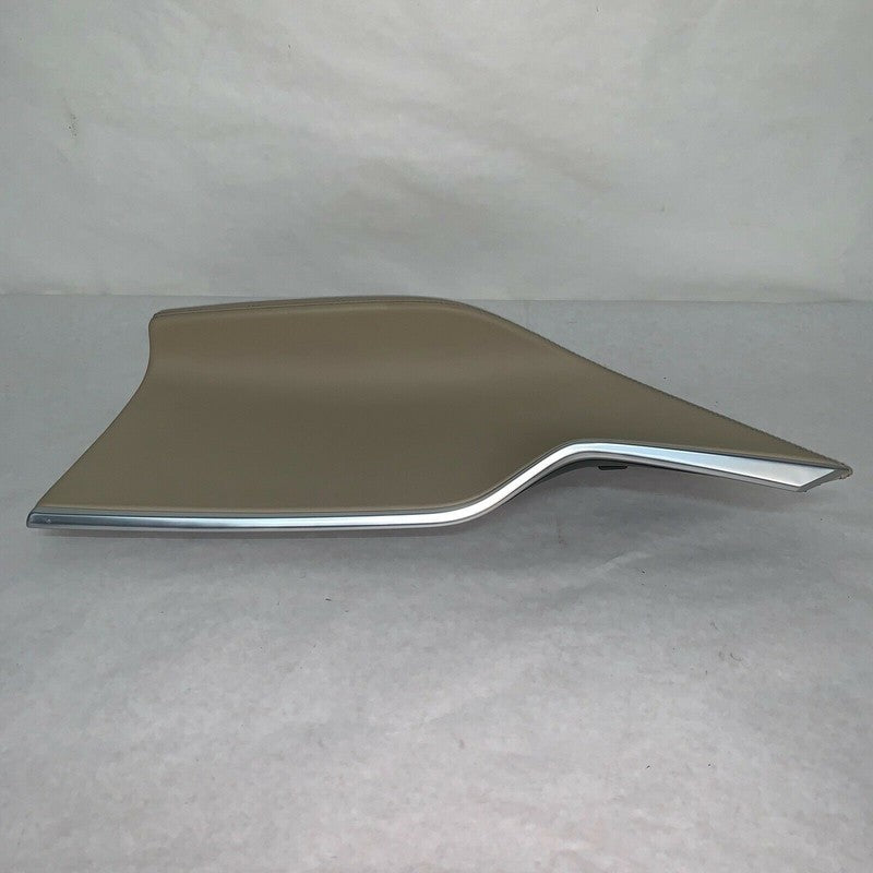 1007952-00 TESLA MODEL S CARRIER INSERT FRONT DOOR TRIM 2012 13 14 2015 TAN OEM 1007952-00