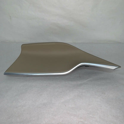1007952-00 TESLA MODEL S CARRIER INSERT FRONT DOOR TRIM 2012 13 14 2015 TAN OEM 1007952-00
