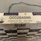 264986 MASERATI GRANCABRIO RIGHT SIDE HEAD COVER GASKET 2013 2014 2015 OEM