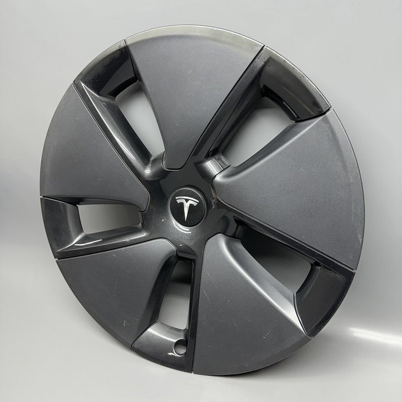 1044271-00-A TESLA MODEL 3 WHEEL HUB CAP 18 INCH 2017 2018 2019 2020 OEM 1044271-00-A