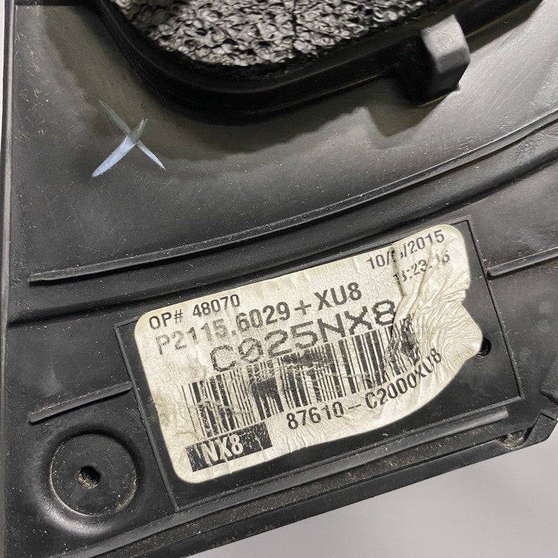 HYUNDAI SONATA MIRROR LEFT DRIVER 87610-C2000 OEM 2015 2016 2017