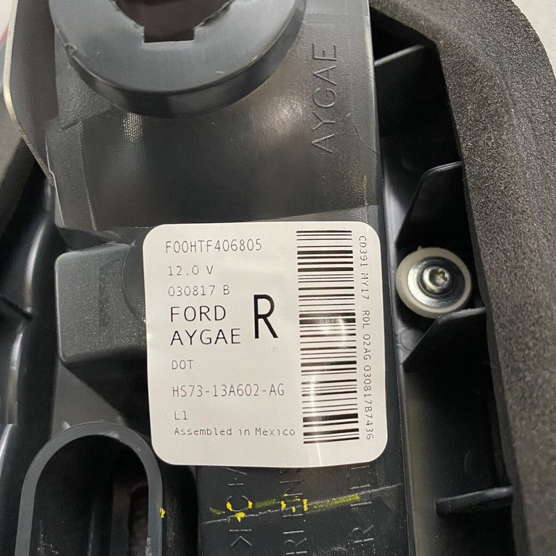 HS73-BA602-AG FORD FUSION TAIL LIGHT RIGHT INNER TRUNK HS73-BA602-AG OEM 2017 2018