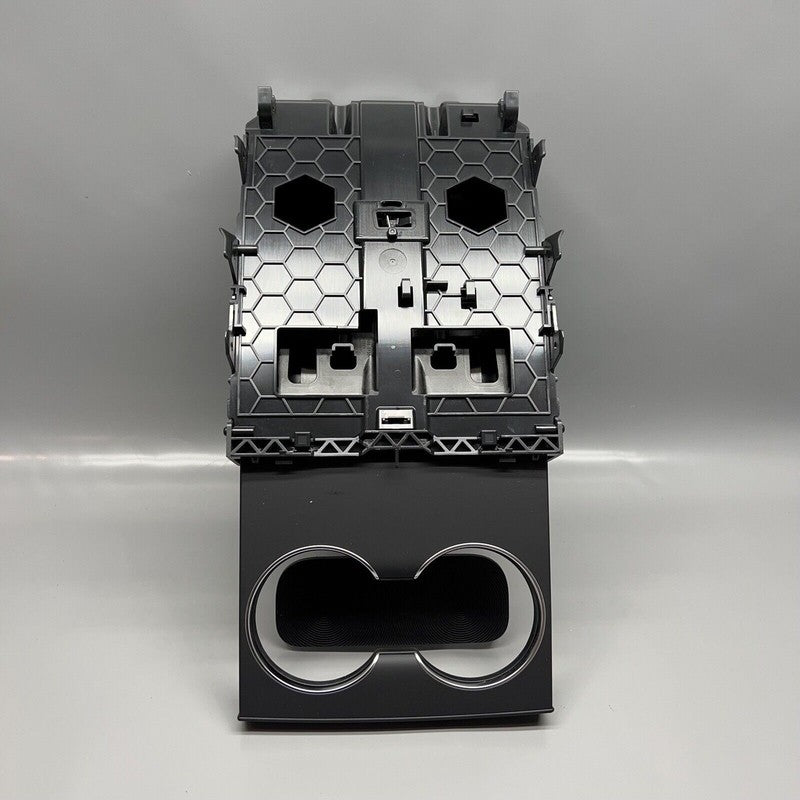 1632555-00-C TESLA MODEL X PLAID CENTER CONSOLE REAR CUP HOLDER 2021 22 2023 OEM 1632555-00-C