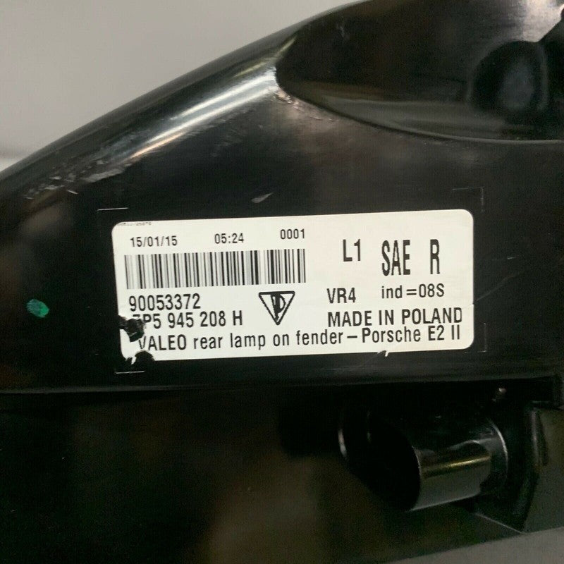 7P5945208H PORSCHE CAYENNE TAIL LIGHT RIGHT PASSENGER SIDE 2015 2016 2017 LED OEM 