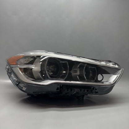 63117193712 BMW X1 HEADLIGHT RIGHT PASSENGER 2016 2017 2018 2019 LED OEM 63117193712