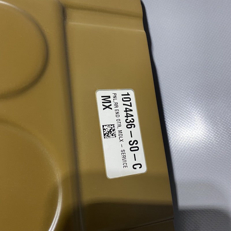 1074436-so-c TESLA MODEL X REAR BODY PANEL 2016 2017 2018 2019 2020 OEM 1074436-S0-C