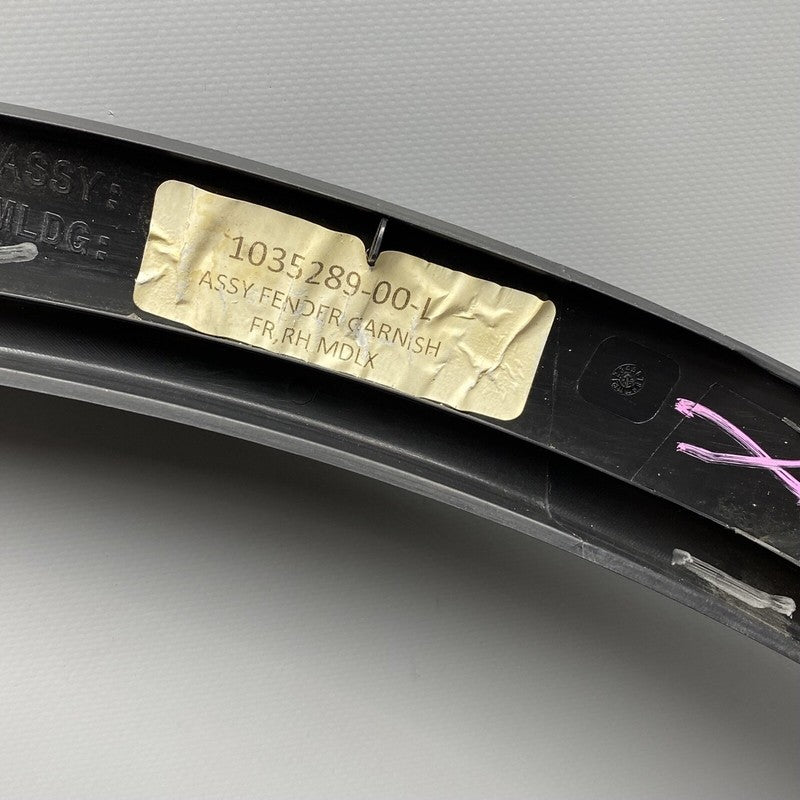 1035289-00-L TESLA MODEL X FENDER FLARE RIGHT FRONT 1035289-00-L 2016 2017 2018 2019 2020 OEM
