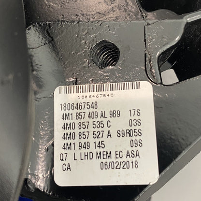 4M1857409AL AUDI Q7 MIRROR LEFT DRIVER CAMERA TYPE OEM 2017 2018 2019 4M1857409AL