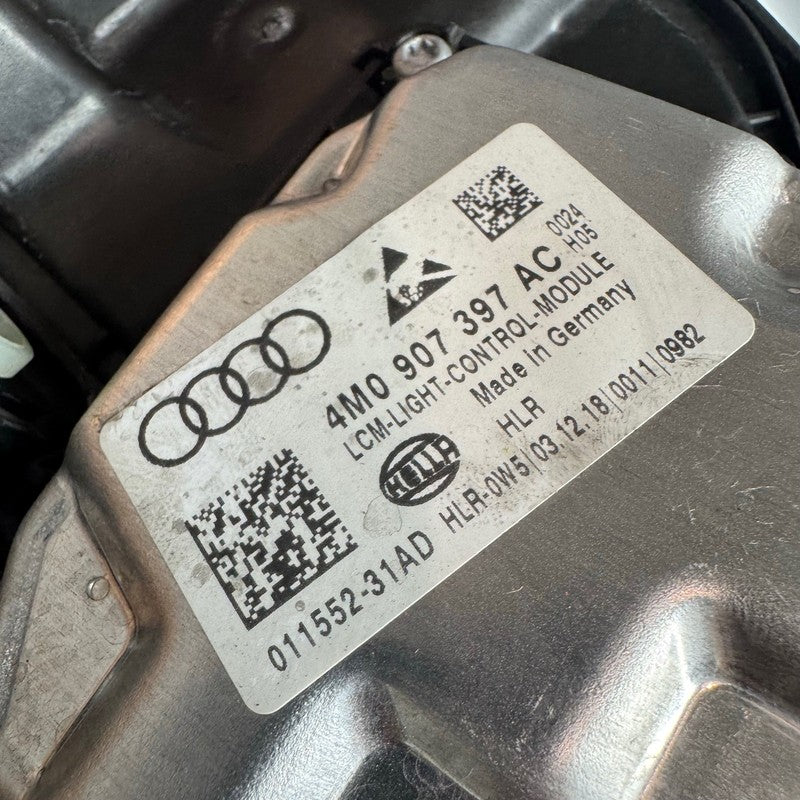 AUDI Q7 SQ7 HEADLIGHT LEFT DRIVER 2017 2018 2019 LED OEM 4M0941033B