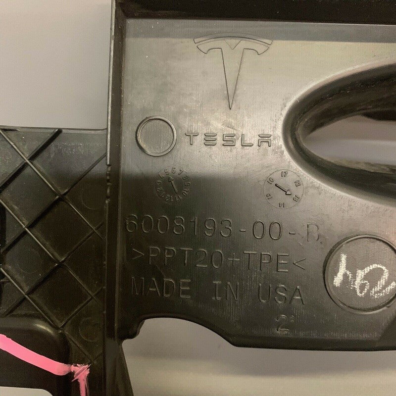 6008193-00-D TESLA MODEL S LOWER AIR DUCT FRONT BUMPER 2012 2013 2014 2015 OEM 6008193-00-D