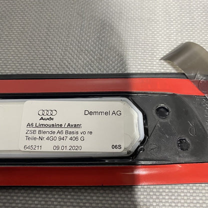 4G0853374C AUDI A6 SILL PLATE RIGHT FRONT S-LINE 4G0853374C OEM 2013 2014 2015 2016 2017 