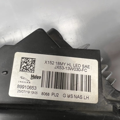 JX53-13W030-FC JAGUAR F-TYPE HEADLIGHT LEFT DRIVER 2018 2019 2020 JX53-13W030-FC