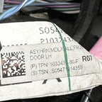 1032432-80-F TESLA MODEL X DOOR WIRE HARNESS LEFT FRONT 2017 2018 2019 2020 OEM 1032432-80-F