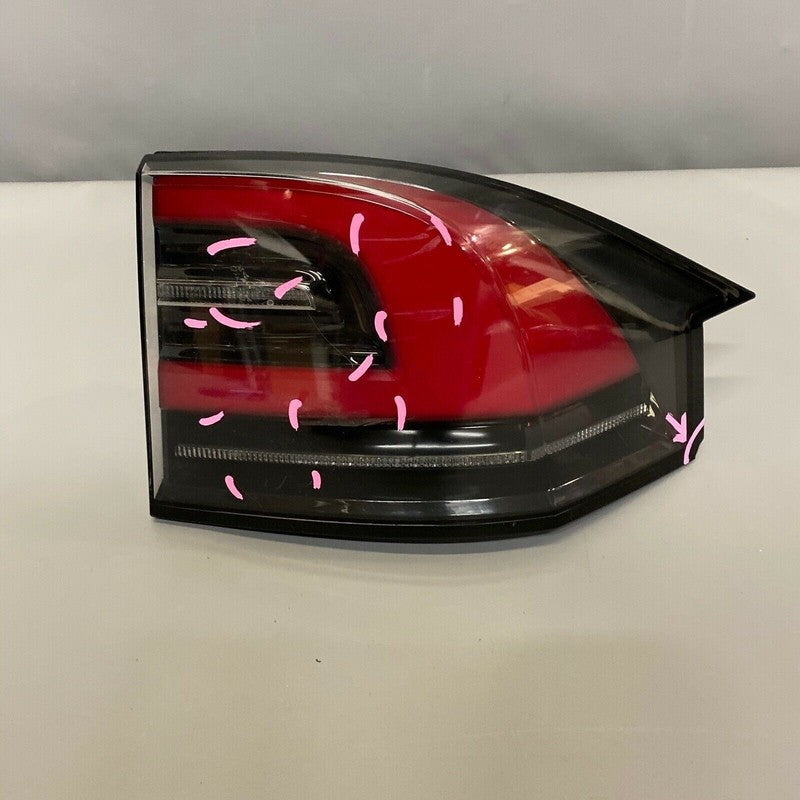 TESLA MODEL X TAIL LIGHT RIGHT PASSENGER 2016 2017 2018 LED OEM
