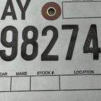 PORSCHE MACAN FUEL POCKET DOOR 2015 2016 2017 2018 2019 OEM 95B809857