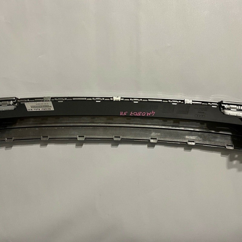 4M0807511 AUDI Q7 REAR BUMPER UPPER 4M0807511 2017 2018 2019 2020 GRAY OEM 