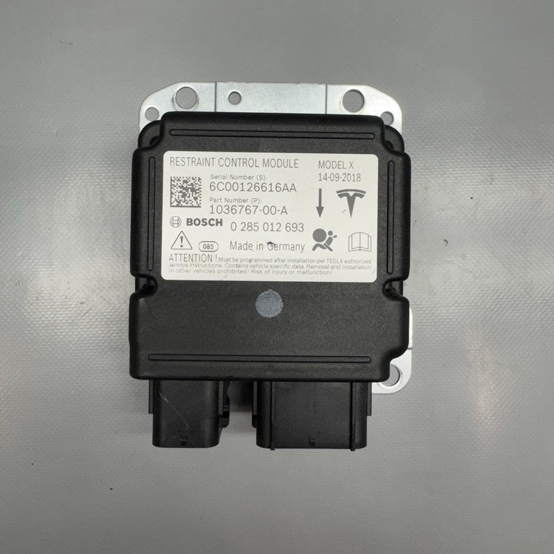 1036767-00-A TESLA MODEL X SAFETY RESTRAINT CONTROL MODULE 2016 2017 2018 2019 2020 OEM