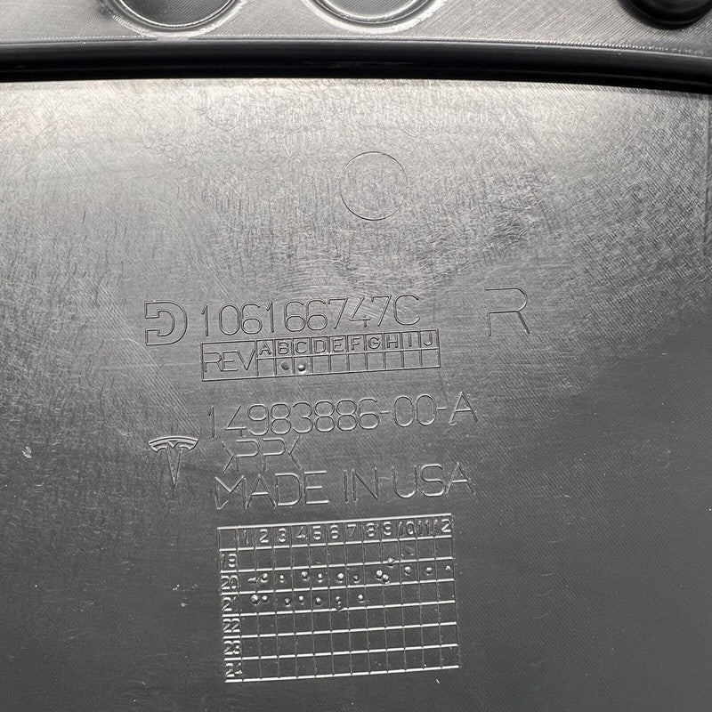 1498463-00-A TESLA MODEL Y DOOR PANEL RIGHT REAR 2020 2021 2022 2023 OEM 1498463-00-A