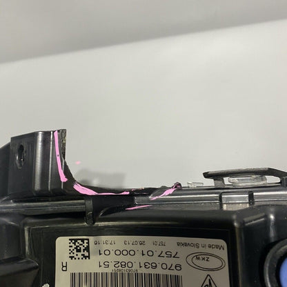 97063108251 PORSCHE PANAMERA HYBRID FOG LIGHT RIGHT SIDE LED 97063108251 OEM 2014 2015 2016 