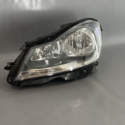 A2048209959 MERCEDES BENZ C250 HEADLIGHT LEFT DRIVER 2012 2013 2014 HALOGEN OEM A2048209959
