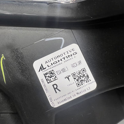 1077390-00-F TESLA MODEL 3 FOG LIGHT RIGHT PASSENGER 2017 18 19 20 21 2022 OEM 1077390-00-F