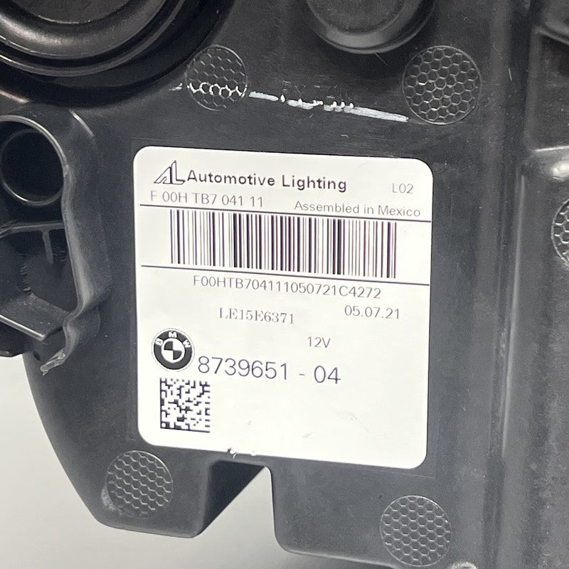 8739651-04 BMW X3 HEADLIGHT LEFT DRIVER X4 LED 2018 2019 2020 2021 OEM 8739651-04
