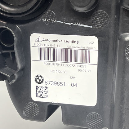 8739651-04 BMW X3 HEADLIGHT LEFT DRIVER X4 LED 2018 2019 2020 2021 OEM 8739651-04