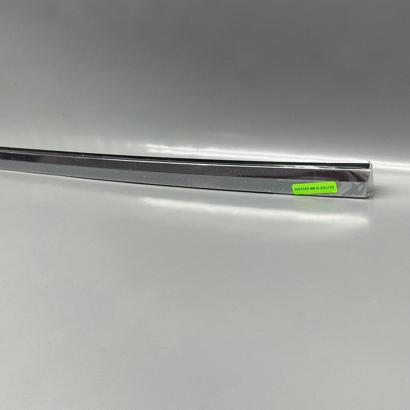 TESLA MODEL X DOOR WINDOW MOLDING LEFT FRONT 2016 17 18 19 2020 OEM 10
