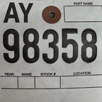 TESLA MODEL 3 TOE BOARD OUTER PANEL LEFT 2017 2018 2019 2020 2021 2022