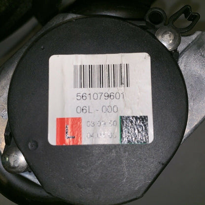 3B1857705e VOLKSWAGEN PASSAT SEAT BELT LEFT FRONT 2002 2003 2004 2005 BLACK OEM