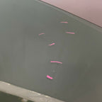 43r-001074 TESLA MODEL S LEFT FRONT DOOR GLASS 2012 2013 2014 2015 2016 2017 2018 2019 OEM