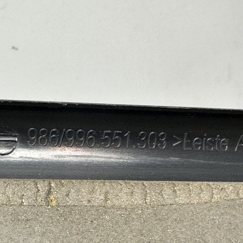 997551303 PORSCHE CARRERA 4S DOOR SILL TRIM FRONT 2005 2006 07 08 09 10 11 2012 997551303