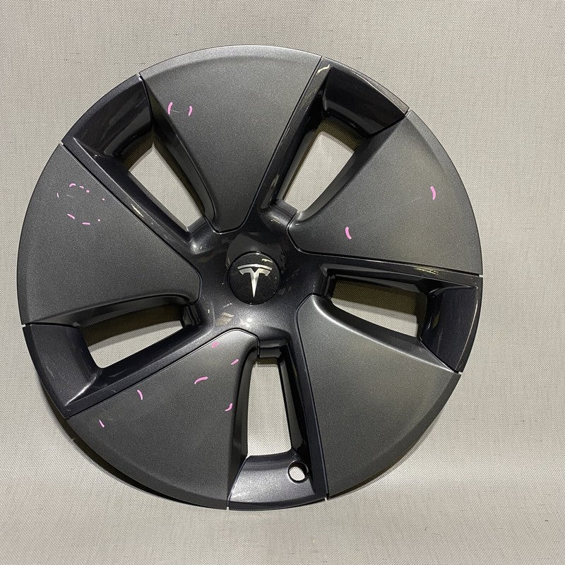 1044271-00-A TESLA MODEL 3 AERO WHEEL HUB CAP 18” 1044271-00-A 2017 2018 2019 2020 OEM